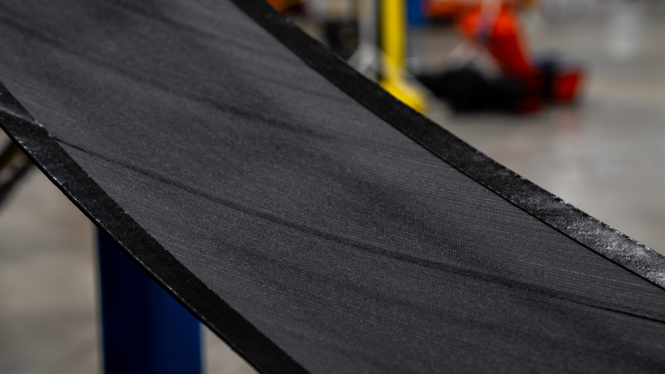 Belt with gum applied application