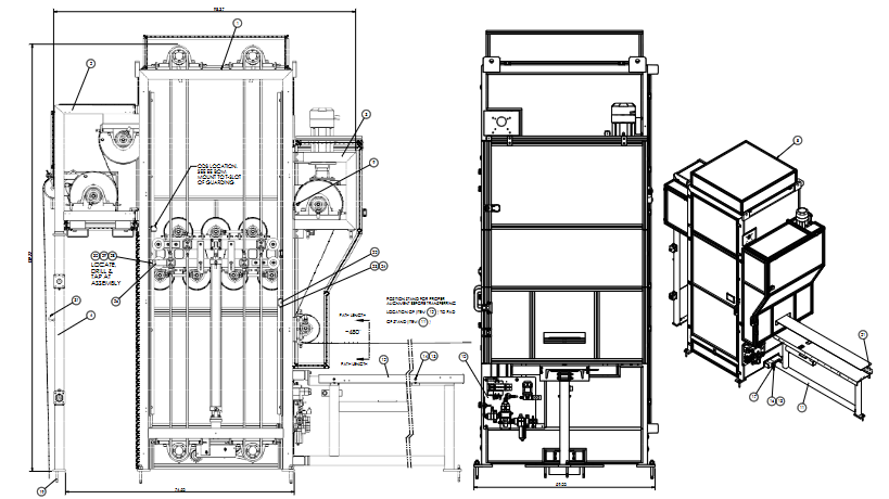 Cooling drum accumulator diagram