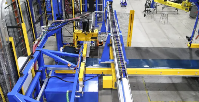 Steelastic reinforced tire component production system