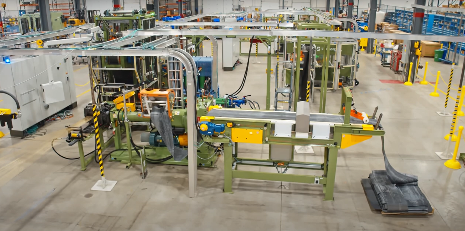 Extruded Steel Cap Strip System