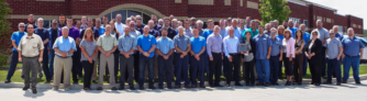 Entire Steelastic team pictured in 3 rows.
