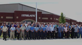 Group photo of the Steelastic team