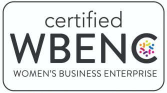 Certified Women's Business Enterprise by the Women's Business Enterprise National Council (WBENC) badge
